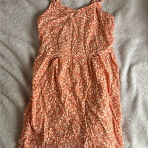 Old Navy Orange Floral Dress